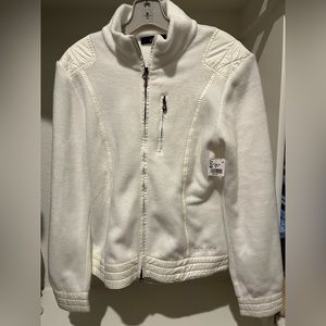 JOS white fleece jacket